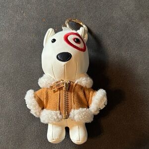 Target Bullseye Plush Keychain